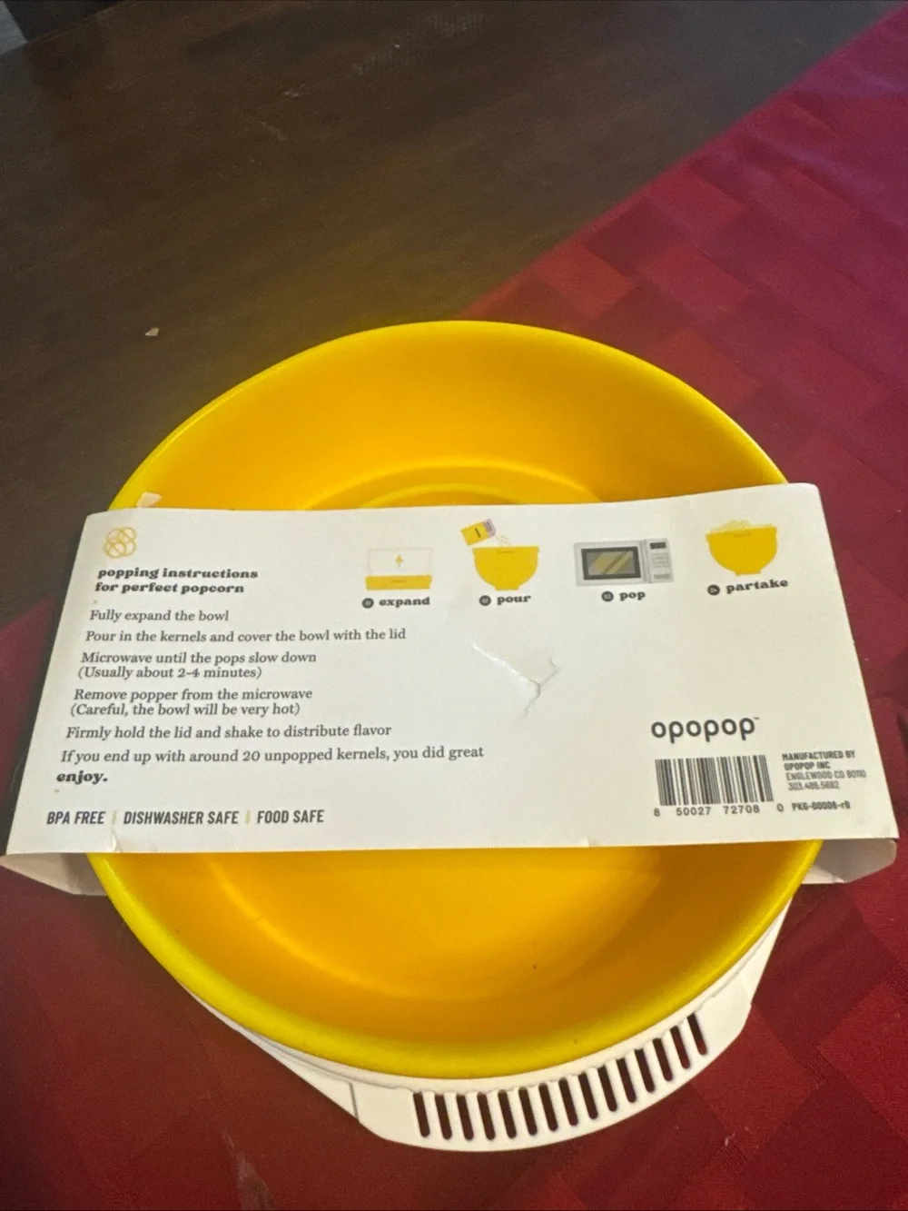 Opopop collapsible silicone